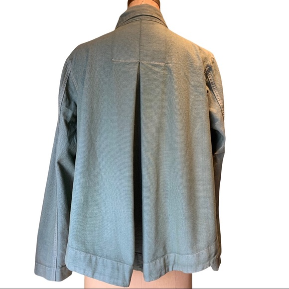 BNWT Urban Outfitters Cropped Jacket in Moss Size Medium - Picture 3 of 8
